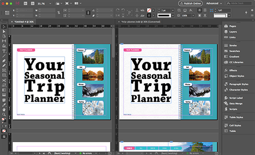 indesign on line