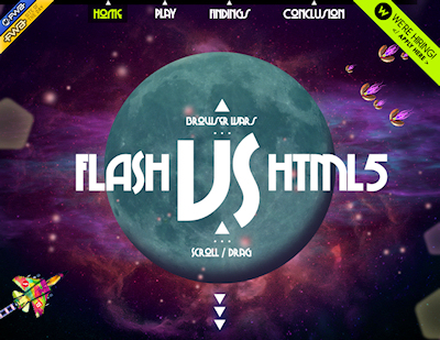 Flash vs HTML (Web site)