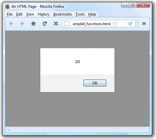 JS Demo: Program is run, function is called