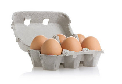 A carton of eggs