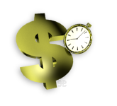 $ with a stopwatch