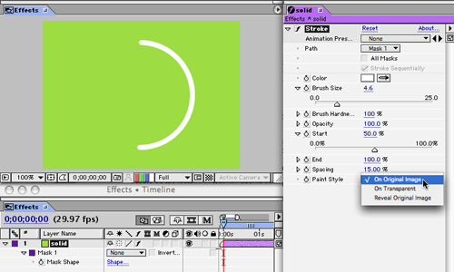 Set Keyframes In The Timeline To Animate Stroke You Are Writing On When Start And End Values Both Zero Will Complete